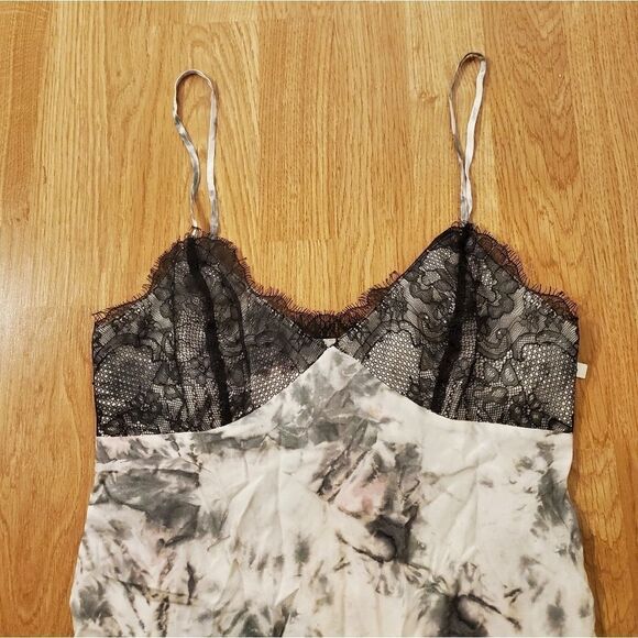 AllSaints Ives Tyde Lace Trim Silk Slip Dress size Small- NEW - Picture 5 of 12